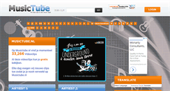 Desktop Screenshot of musictube.nl