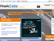 Tablet Screenshot of musictube.nl